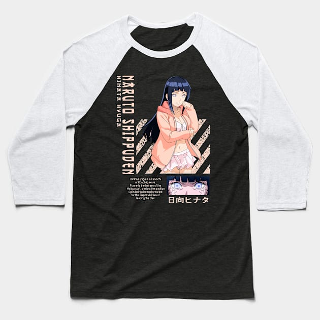 Hinata Hyuga Baseball T-Shirt by ANIME FANS